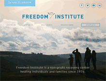 Tablet Screenshot of freedominstitute.org